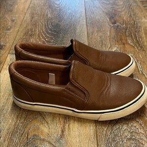 Kids’s Slip-On Casual Sneakers - Brown